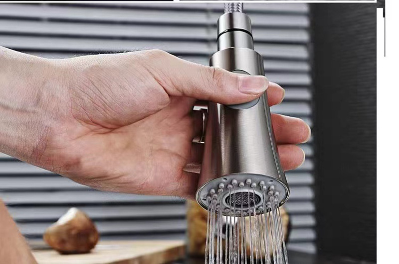 Stainless steel kitchen pull-out faucet, nozzle, water outlet accessories, sink aerator, washbasin faucet, spout, small showerhead undefined