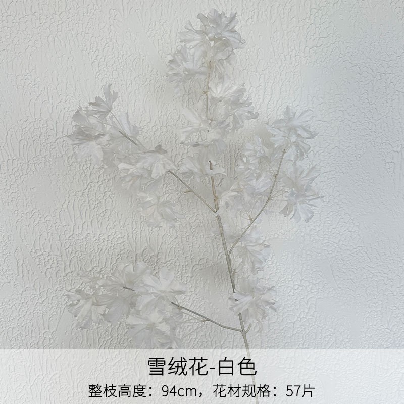 Flores falsas blancas Flores artificiales Flores para bodas Auditorio de bodas Decoración del hotel Techo artificial Flores artificiales Flores falsas