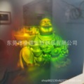 金镭标签 镭射银盐变色标签 3D绿膜贴纸 透明光聚合物防伪标签