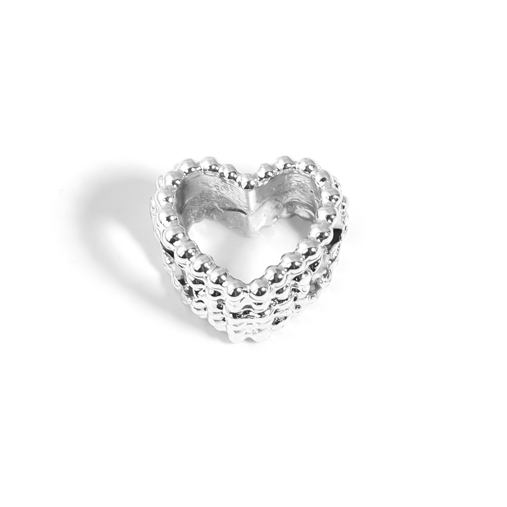 20g Weight Beads Jewelry Making Type DIY Jewelry Accessories Classification 10 PCS/Package Quantity Alloy Material Heart Shape, Crown, Notes Pattern Plating Design Simple Style Style 10 PCS/Package Alloy Heart Shape Crown Notes Beads 7