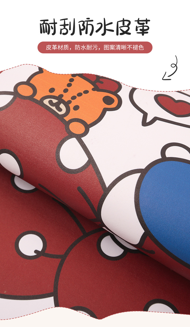 Cute Kitten Cartoon Car Seat Back Anti-Kick Pad Car Seat Back Anti-Fouling Pad Rear Seat Back Anti-Kick Pad