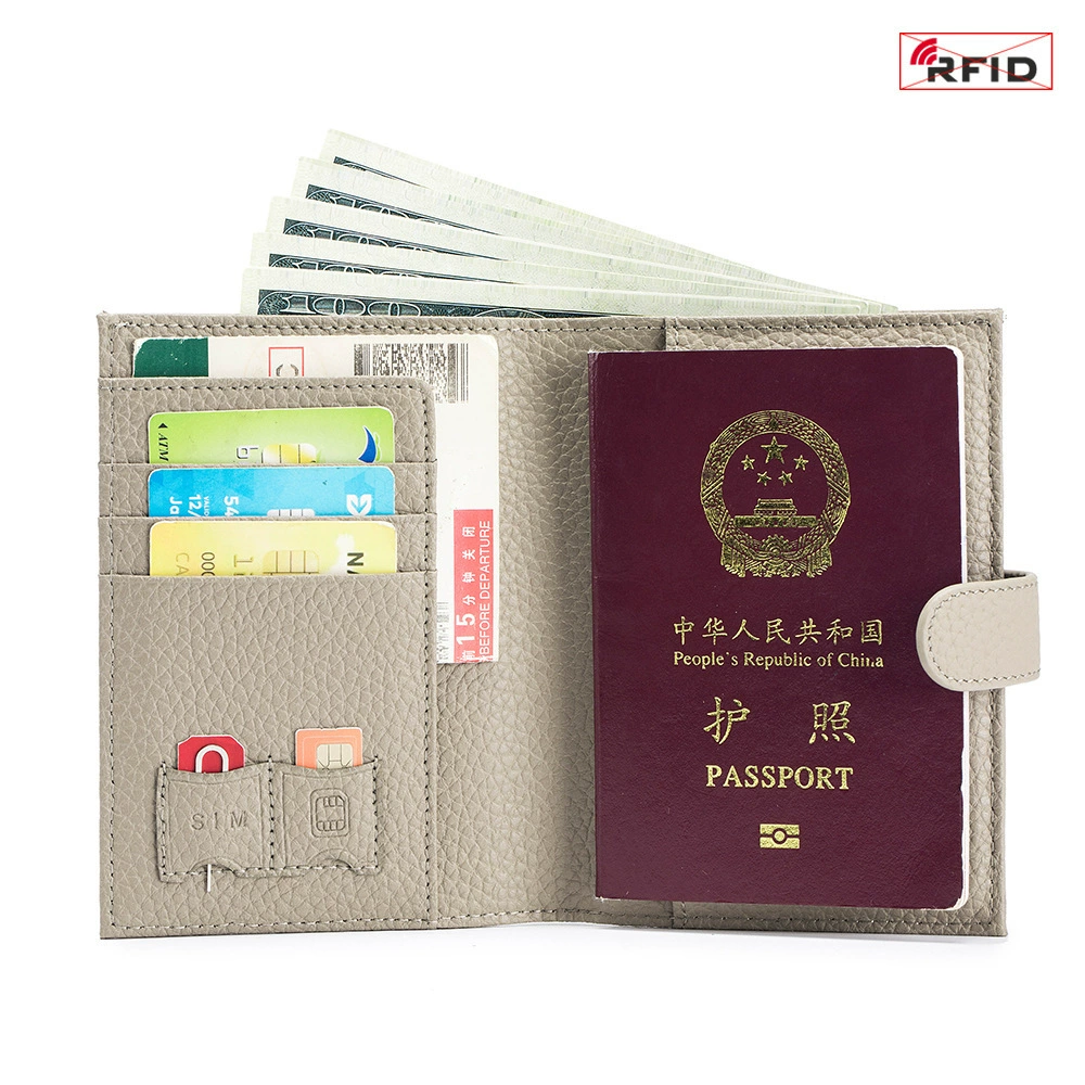 Ultra thin universal passport bag, wallet, organizer bag, shoulder bag, genuine leather