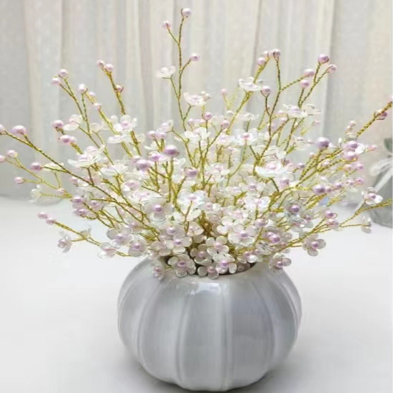 ■●幸福花(珍珠白花瓣+浅紫色花心)●■