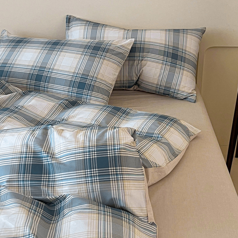 Cama de algodón de cuatro piezas set2025 nuevo algodón de cuatro estaciones sábanas universales set de cama de tres piezas