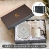 [Heart -Warm Gift Box] White | Cup+Cover+Spoon+Height Temperature Pad