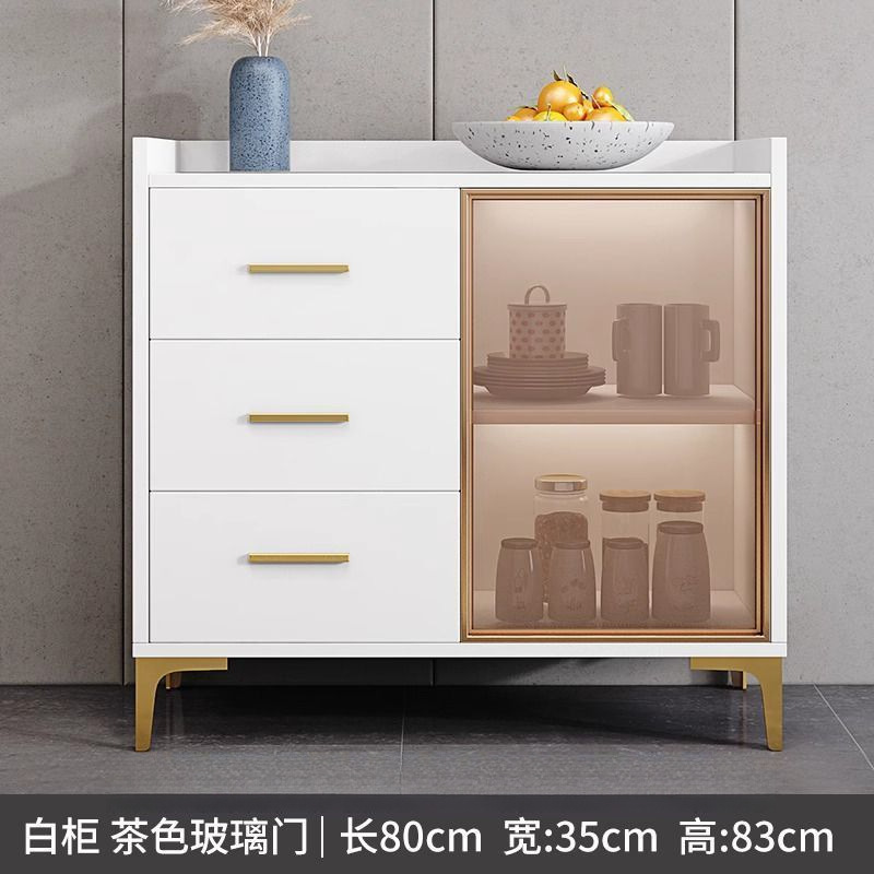 Gabinete de comedor moderno simple contra la pared armario de almacenamiento armario de almacenamiento sala de estar armario de almacenamiento de lujo ligero armario de microondas armario de té armario de vino