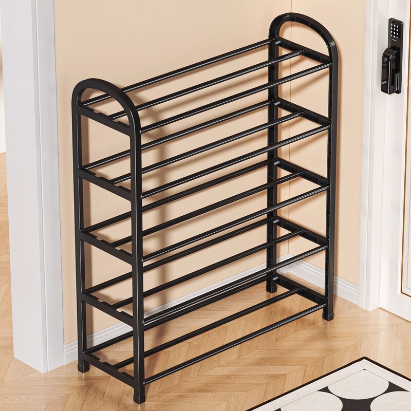 Shoe Rack Multi-Layer Home Entrance Dormitory Small Shoe Rack Small Narrow Entrance Door Rental House Simple Shoe Cabinet Behind the Door