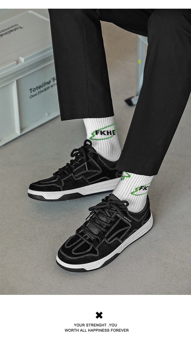 Scarpe casual da uomo Scarpe da basket Scarpe da ginnastica Tessuto sintetico Assorbimento degli urti Calzature antiscivolo_voghion.com