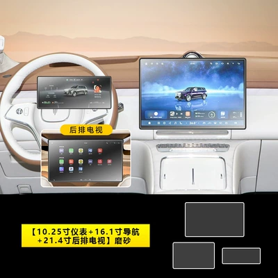 Tv Interior Protective Film, Automotive — Car interior film - 26-models-of-lantu-taishan-instrument-navigation-tv-matte