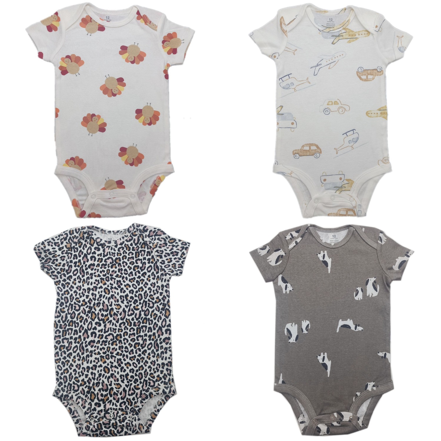 Foreign Trade Triangle Romper [Mixed Batch] Male Infants and Toddlers Baby Newborn Short-Sleeved One-Piece Crawling Suit