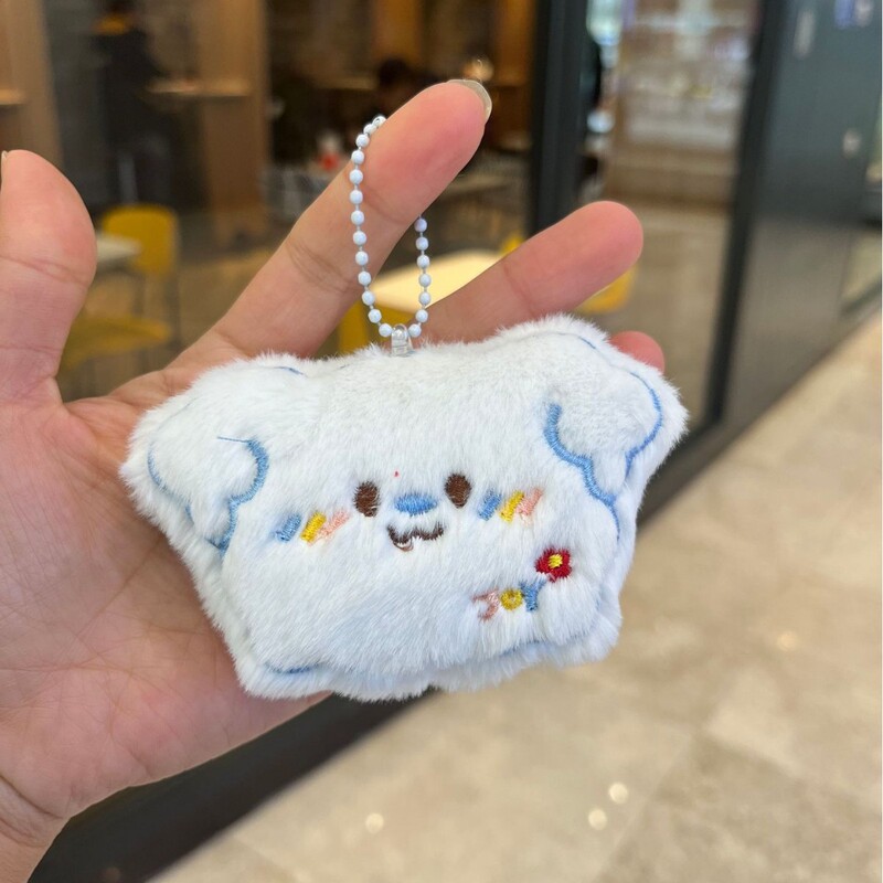 ネットで話題のチェリーパピーぬいぐるみキーホルダー、飾り、靴や服のアクセサリー、ブローチ、ペンダント|undefined