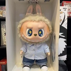 现货38CM大夏日LABUBU 搪胶毛绒公仔收藏潮流其他动物见详情