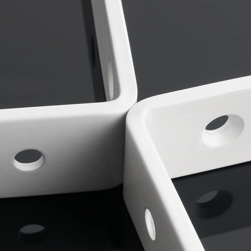 Manufacturer direct supply thick wall right-angle support bracket, shelf, divider, storage, 9:1 ratio support, desk, chair corner code
