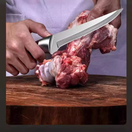 Stainless steel boning knife, sharp butchering and dividing knife, commercial pig killing knife, forged pig slaughtering knife knife set