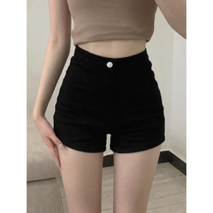 J 74627 High-waisted slim hot pants ���������ѝ�W���羳