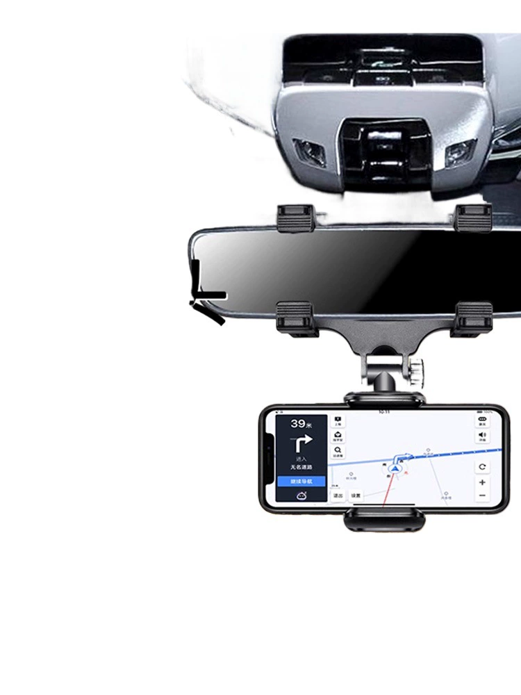 Phone holder, rear view mirror, universal support frame, recorder