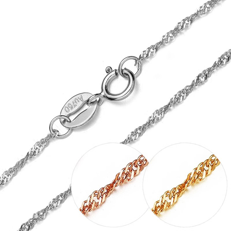 18k 화이트 골드