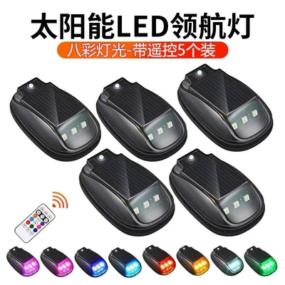 Roof Mouse Light, Other lights - solar-mouse-light-5-lights-1-remote-control