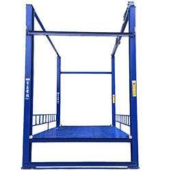 四柱楼层货梯鳌福厂家供应货梯提升平台双链条提升货梯举升平台