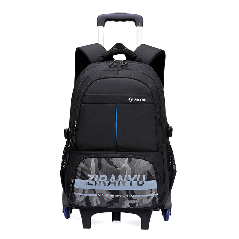 Generación de pescado natural nuevo grado de la escuela primaria 3-6 hombres mochila carro ligero simple gran capacidad transfronteriza caliente