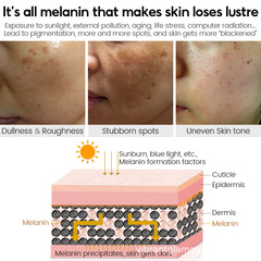 Cross-border VIBRANT GLAMOUR Vitamin C Cream WHITENING FRECKLE REPAIR FIRM