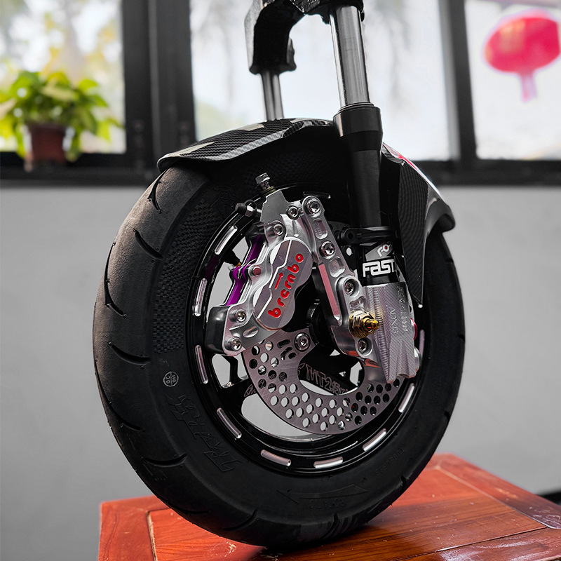 Ninebot Q80C/Q85C/Q90 Inverted Shock-Absorbing Front Wheel Set, Front Set, Small Q Modified 30-Core Set