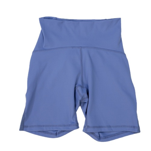 Yoga pants fitness women's sports nude high-waist shorts breathable cycling quick-drying aerobic yoga 4-point pants summer