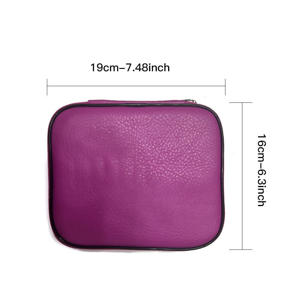 Púrpura desmontable aguja de suéter 10CM aguja circular un conjunto de 13 paquetes de herramientas de tejido de lana