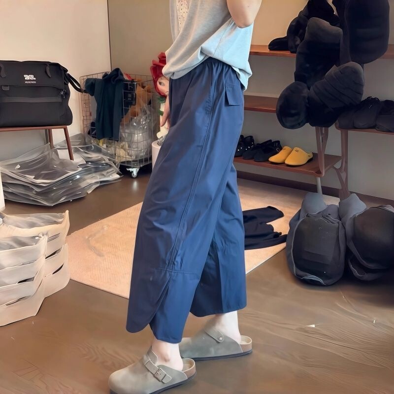 Women's Summer Thin Sports Pants 2026 New Style Jogger Carrot Pants Loose Casual Cropped Harem Pants Blue Women's Summer Thin Sports Pants 2026 New Style Jogger Carrot Pants Loose Casual Cropped Harem Pants Blue