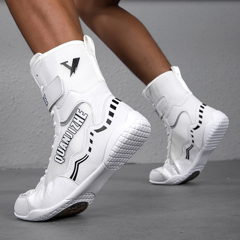 Boxing Shoes, Men's Sports Fighting Shoes, Training Shoes, Competition-Specific Shoes, Sanda Fighting Shoes