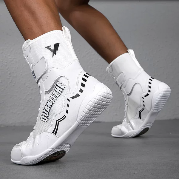 Boxing Shoes, Men's Sports Fighting Shoes, Training Shoes, Competition-Specific Shoes, Sanda Fighting Shoes
