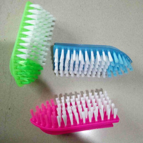 Thickened lint-free plastic laundry brush multifunctional household hard-bristle new material iron cleaning brush factory direct sale