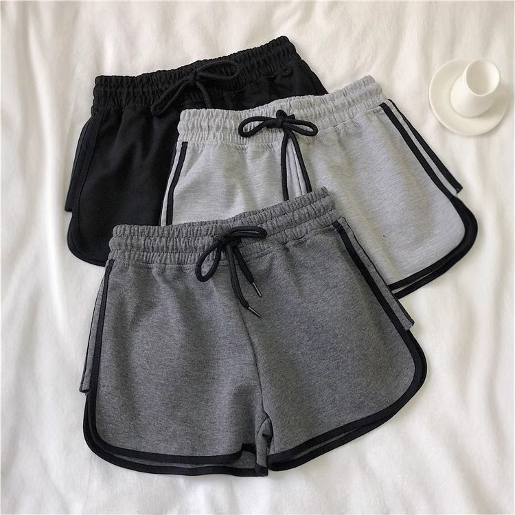 Sports Shorts Women's Summer New Korean-style Loose Slimming Spice Girl A- character Home Casual Wide-leg Hot Pants Ins Outer Wear