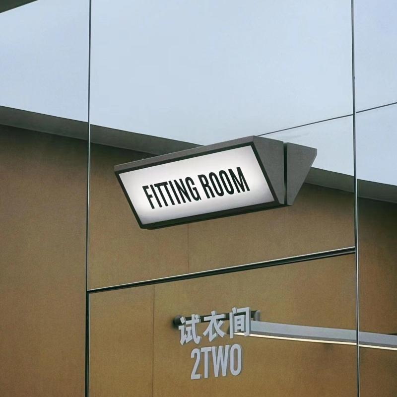 Lámpara de publicidad luminosa personalizada de belleza médica ajedrez y tablero club sala de prueba número de sala de oftalmología hotel caja puerta