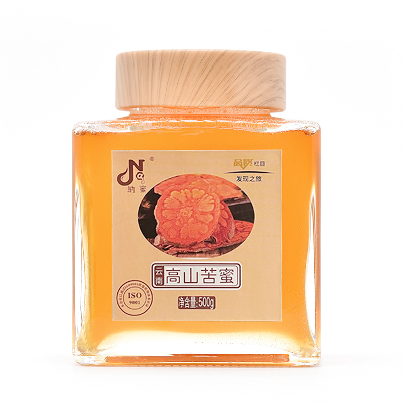 윈난 알파인 쓴 꿀 500g (나뭇결 높은 침투 병)