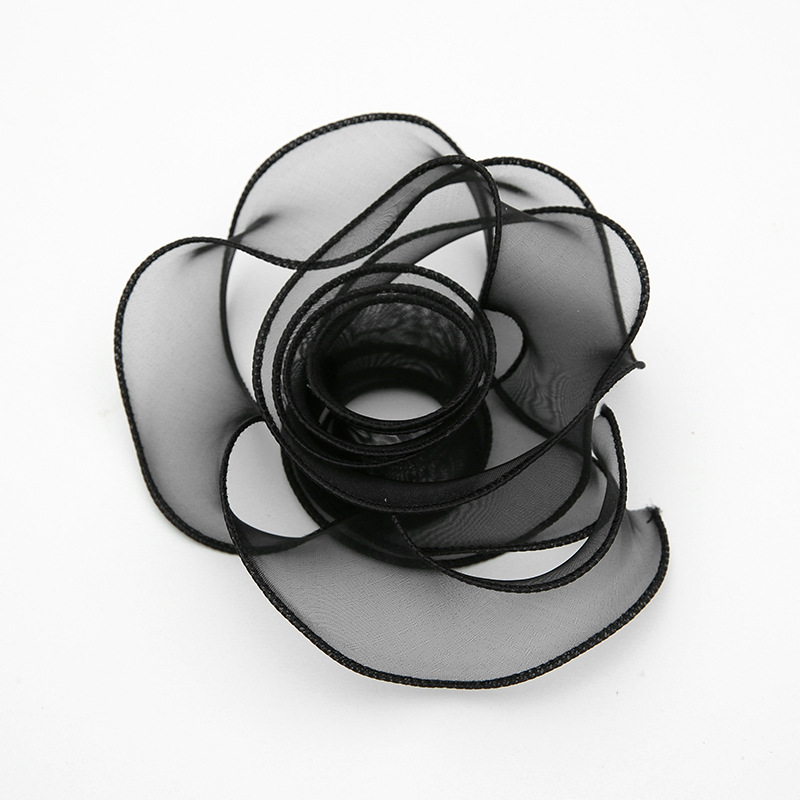 Hilo de cola de pescado con cinta roja arco pequeña flor fresca tienda floral especial material de cinta de embalaje al por mayor