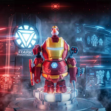 钢铁侠磁吸卡皮巴拉机甲高达模型3D打印手办摆件铁豚侠小公仔玩具