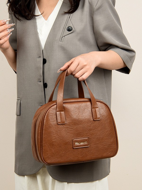 Almacenamiento de bolsa de cosméticos, sensación avanzada, categoría portátil femenina, bolsa de almacenamiento multicapa, bolsa de lavado impermeable de viaje de lujo ligero y gran capacidad