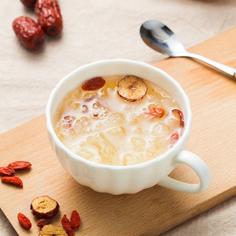 Manufacturer freeze-dried white fungus soup, red dates, white fungus soup, wolfberry 15g*5 bags, ready-to-eat white fungus soup wholesale