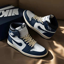 莆田纯原高帮aj1经典芝加哥篮球鞋黑脚趾系类黑白熊猫情侣鞋