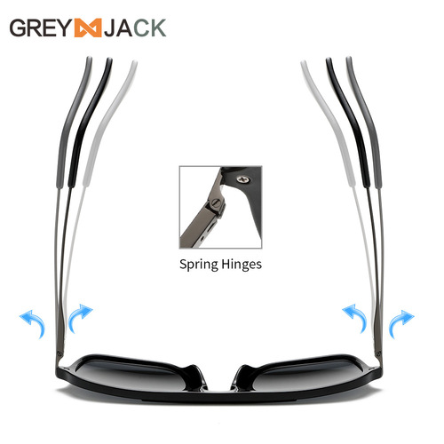 New European and American large-frame sunglasses for men, fashionable polarized sunglasses for women, retro glasses, two-tone glasses, slingshot legs wholesale