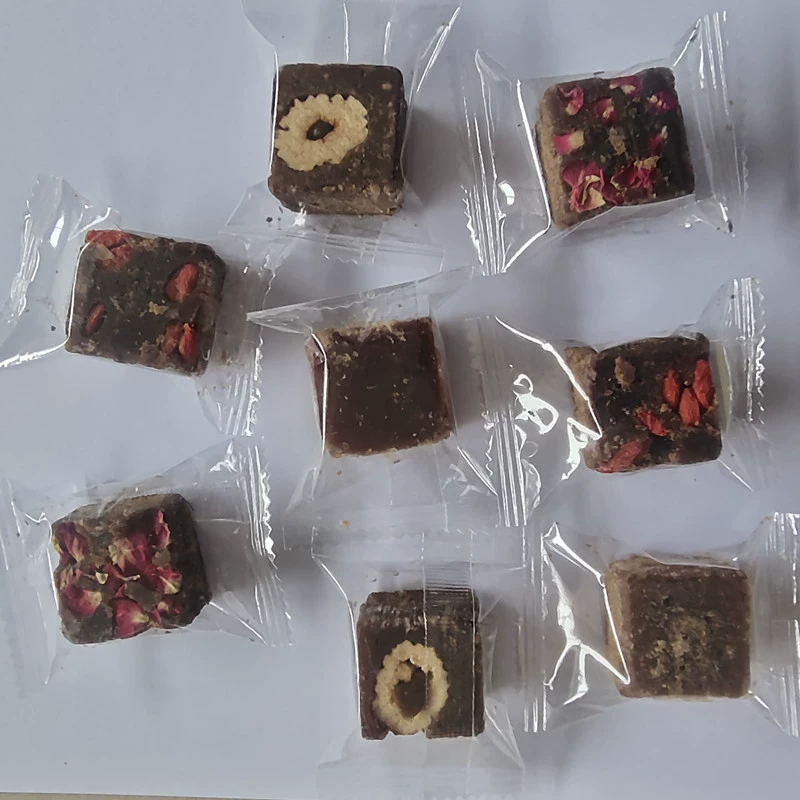 Ручной работы Старый имбирь красный сахар блок прозрачная пленка с тетей черный сахар древний сок имбирь красный сахар блок лайчи мульти вкус