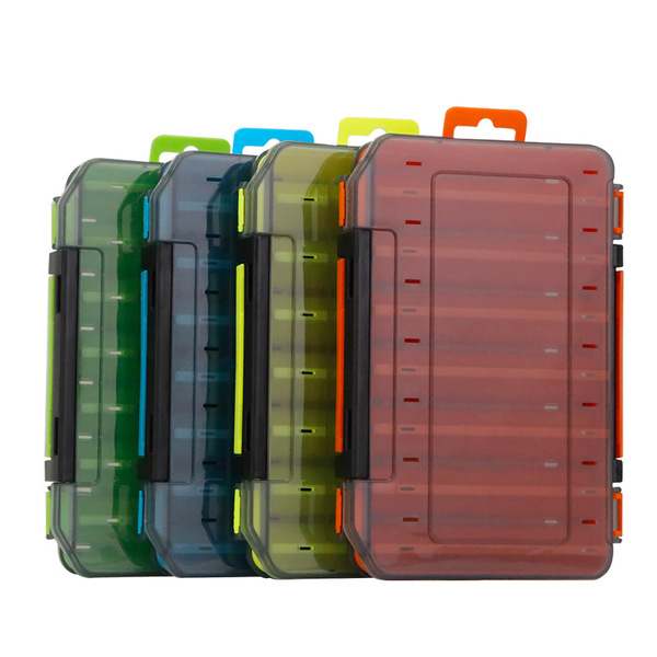 double-sided electronic storage box for fishing