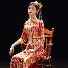 新娘秀禾服2025年新款虎丘中式龙凤褂嫁衣显瘦敬酒服结婚礼服褂皇