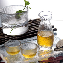 日式透明描金小茶杯个性功夫茶杯清酒杯果酒杯梅子白酒杯品茗杯