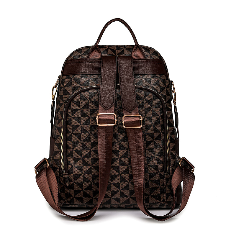 Mochila, bolso femenino, estilo explosivo transfronterizo, mochila antirrobo para mujer, bolso de viaje de moda de gran capacidad retro casual