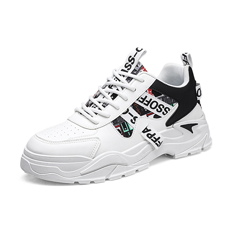 Zapatos de hombre 2025 nueva marca de moda de primavera versátil estudiantes deportes ociosos para correr aumentando la altura de la base gruesa frita callejera zapatos de moda