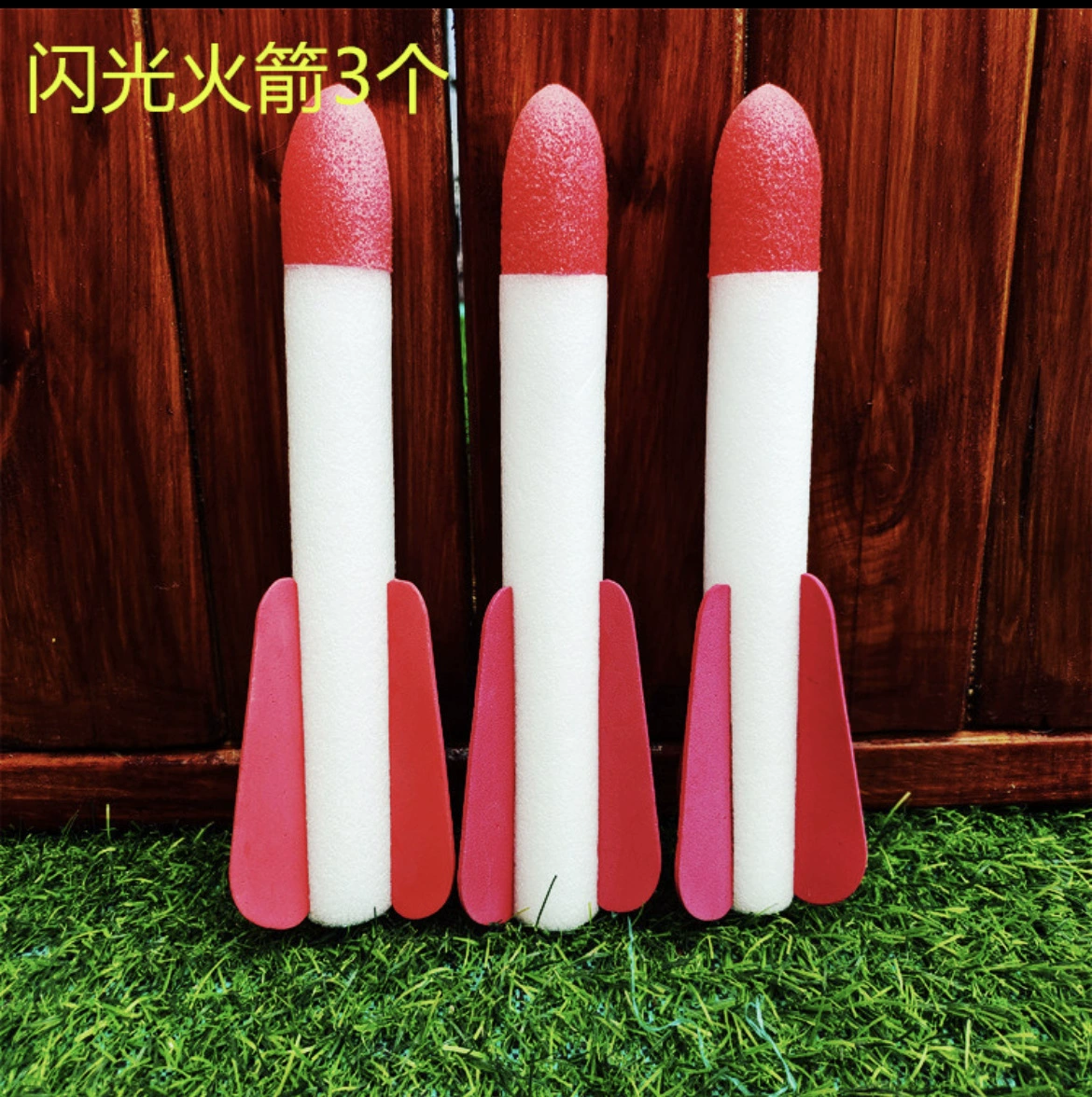 Floating rocket launching foot toy firework rocket stomp lighting toy rocket foot pedal children's toy