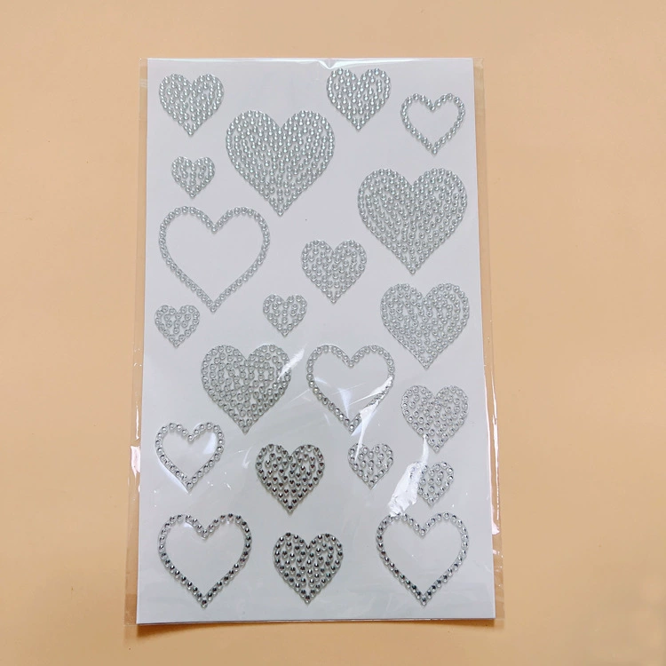 Трансграничные ins Корейский Стиль Алмазные Наклейки серия драгоценных камней Любовь алмазные наклейки DIY алмазные наклейки аксессуары