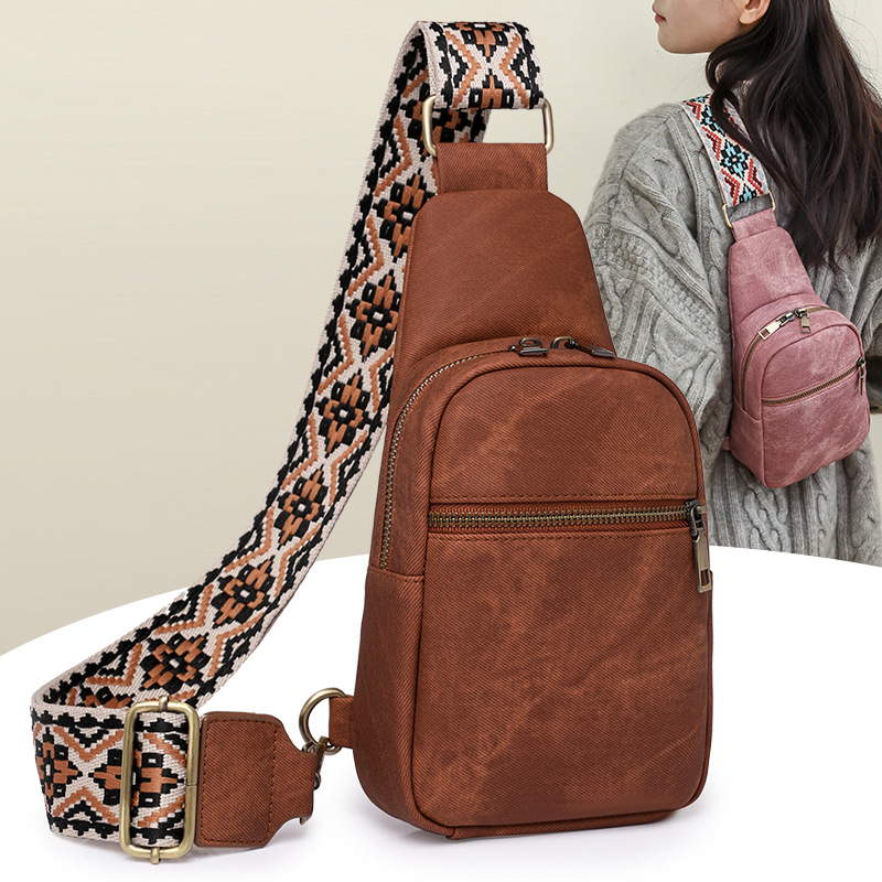 Bolsos populares transfronterizos bolso de hombro pequeño bolso de cintura nuevo bolso de pecho de mujer de moda para mujer bolso de mensajero casual al aire libre al por mayor